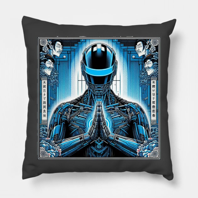 Traditional Cyber Pillow by Jason's Finery