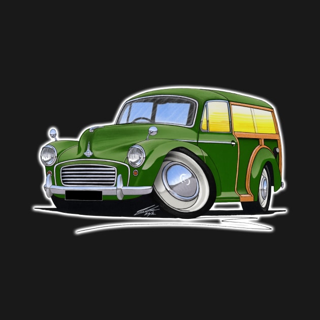 Morris Minor Traveller Green by y30man5