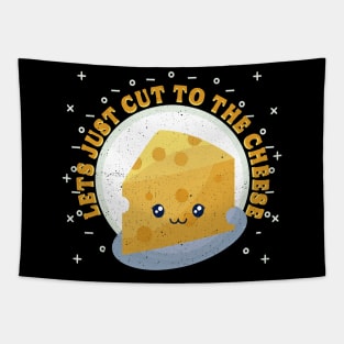 Kawaii art - cut to the cheese Tapestry