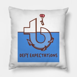 Defy Expectations IceBerg Pillow
