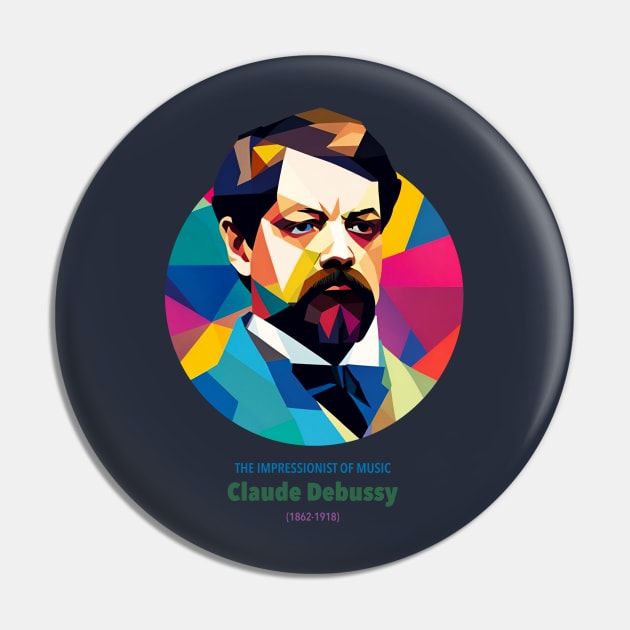 Claude Debussy WPAP Pin by BAJAJU