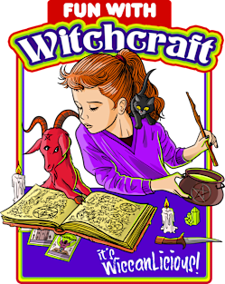 Fun with Witchcraft is Wiccan-licious! Necronomicon Magnet