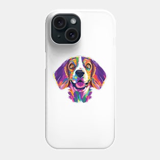 Cute English Beagle Art Print Phone Case