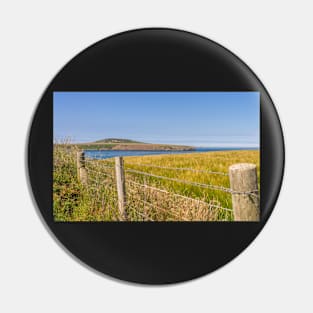 A view across Ramsey Sound towards Ramsey Island, Pembrokeshire Pin