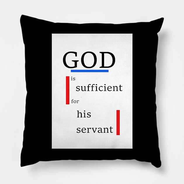 Faith Unleashed: Empowering Hearts through Belief in Allah Pillow by AvanDesign