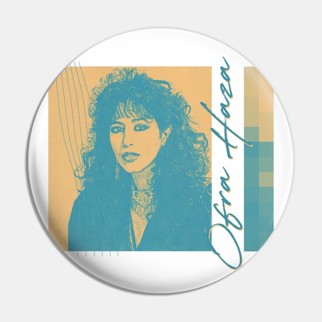 Ofra Haza ∆∆ 80s Style Aesthetic Fan Design Pin by unknown_pleasures