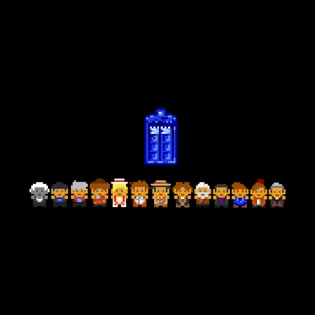 The 8bit Doctors. by SnowflakeOriginals