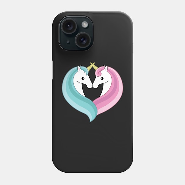 Cute Unicorn Phone Case by laura-nagel