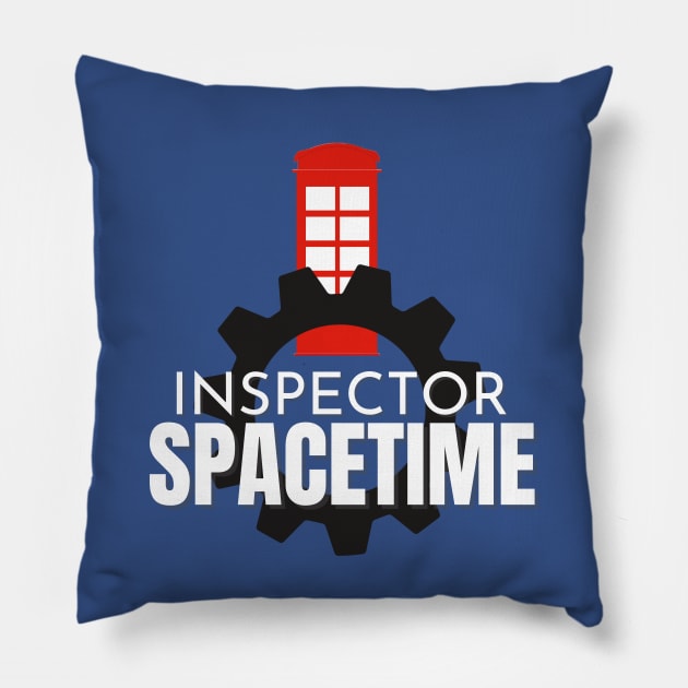 Inspector Spacetime Pillow by Spatski