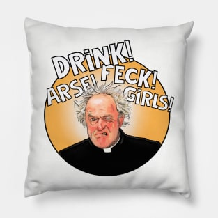 Father Ted, Father Jack- drink, feck Pillow