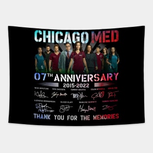 Chicago Med 07Th Anniversary 2015 2022 Thank You For The Memories Tapestry