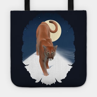 Mountain Lion Cougar Graphic Design Tote