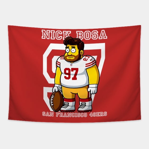 NICK BOSA in Springfield Tapestry by Springfield Mode On