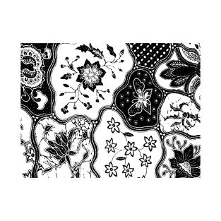 Paisley BATIK MUltiple Flowers T-Shirt