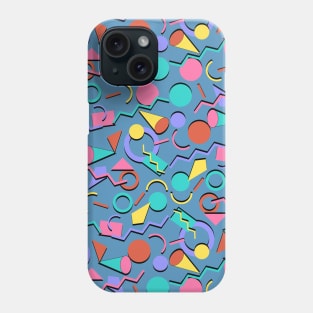 Nostalgic colourful 90s Pattern Phone Case