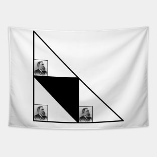 Right Engels - Friedrich Engels Right Angles Funny Philosophy Design Tapestry