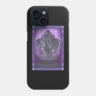 Spell casting kitty Phone Case