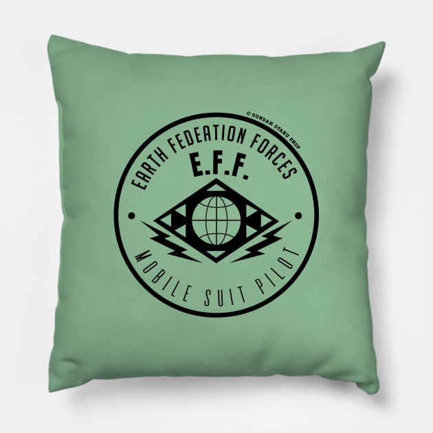 Earth Federation Ace Badge V1 Pillow by Gundam Otaku Shop
