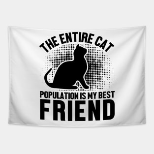 The entire cat population is my best friend Tapestry