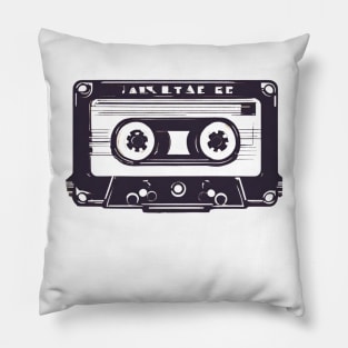 Retro Cassette Tape Pillow