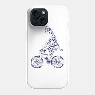 SEEMBO Giraffe Cycling Bicycle Bicycling Biking Riding Bike Phone Case