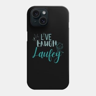 Live Laugh Laufey Light Blue Phone Case