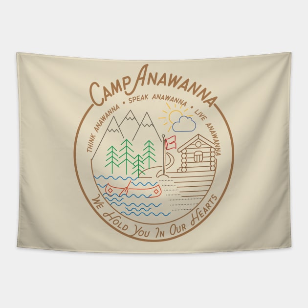 Camp Anawanna - Color Tapestry by Nazonian