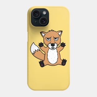 Dangerous Fox with sharp claws will protect you Phone Case