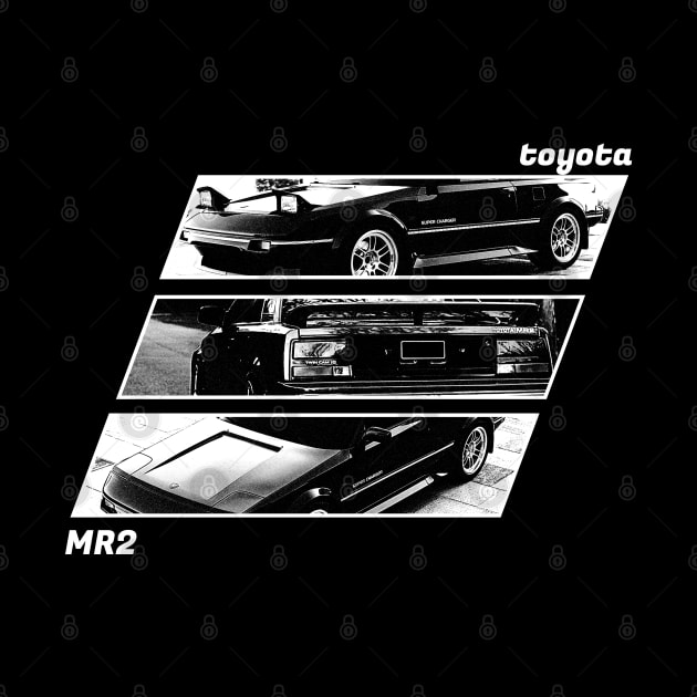 TOYOTA MR2 MK1 Black 'N White Archive 2 (Black Version) by Cero