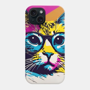 Cat With Glasses Phone Case