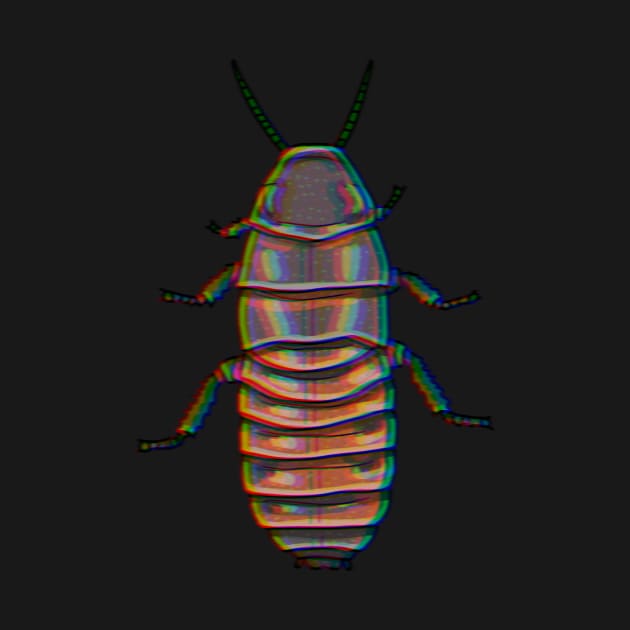 Chromatic madagascar hissing cockroach (Gromphadorhina portentosa) by Artbychb