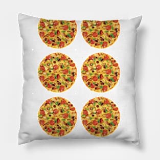 Six Pack PIZZA T-shirt Pillow