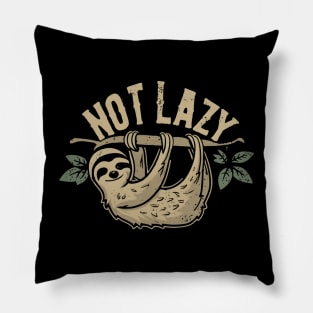 I'm not lazy Pillow