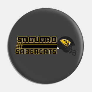 Saguaro Sabercats (Rush Primary - Gold Lined) Pin
