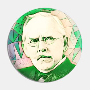 Jacob Riis Green Portrait | Jacob Riis artwork 7 Pin