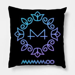 Mamamoo Logo Yellow Flower Pillow