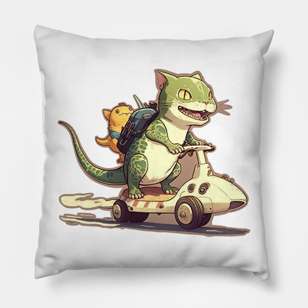 All Gas No Brakes Pillow by BankaiChu