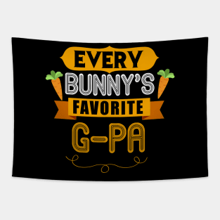 MENS EVERY BUNNYS FAVORITE G-PA SHIRT CUTE EASTER GIFT Tapestry