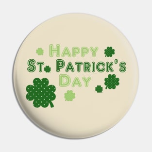 Happy St. Patrick's Day. Pin