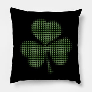 Shamrock Shaped Shamrocks Pillow