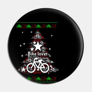 Marry Christmas by Bike Pin