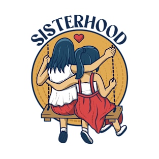 sisterhood artwork cartoon T-Shirt