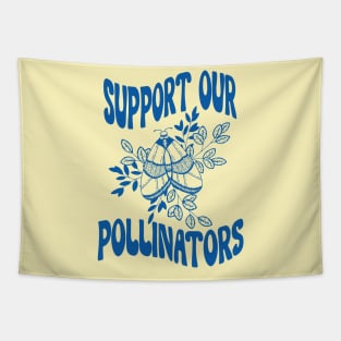 Support Our Pollinators Moth Tapestry