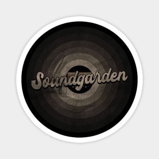 Soundgarden First Name Retro Tape Pattern Vintage Styles Magnet