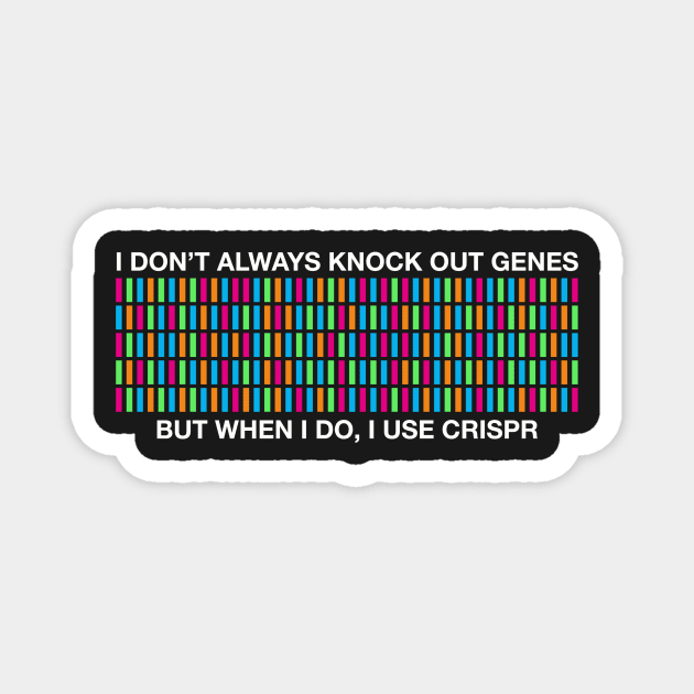 CRISPR Gene Knockout Magnet by jimmyjames