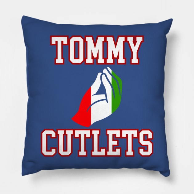 Tommy Cutlets Pillow by Nolinomeg