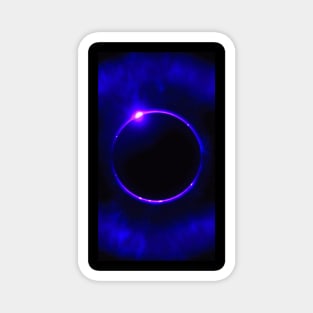 Blue Solar Eclipse Magnet