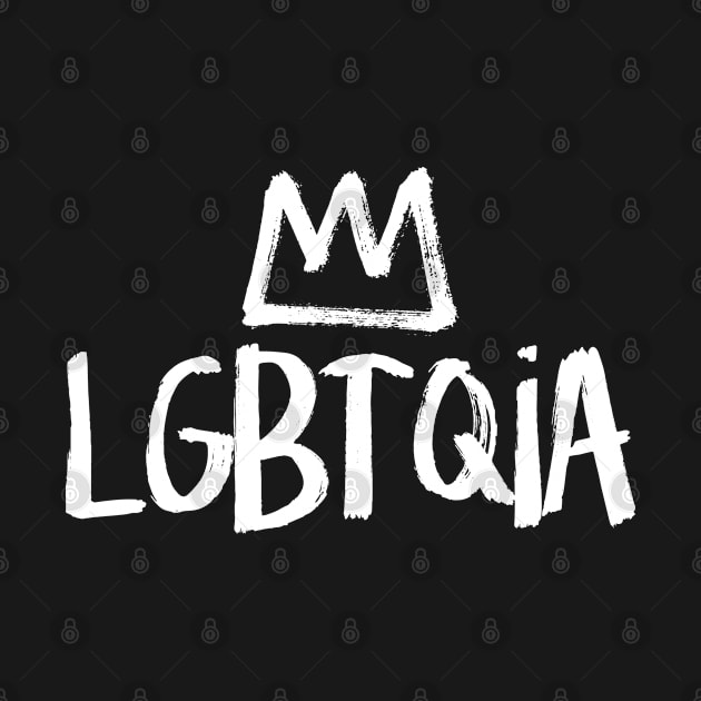 LGBTQIA GRAFFITI CROWN TAG by LILNAYSHUNZ