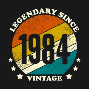 Legendary since 1984 vintage birth year gift T-Shirt