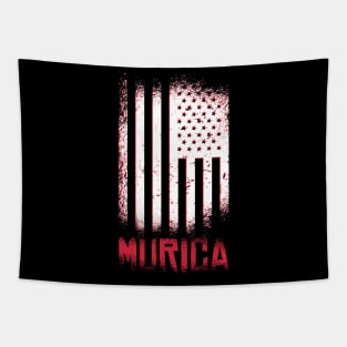 Murica American Flag Tapestry